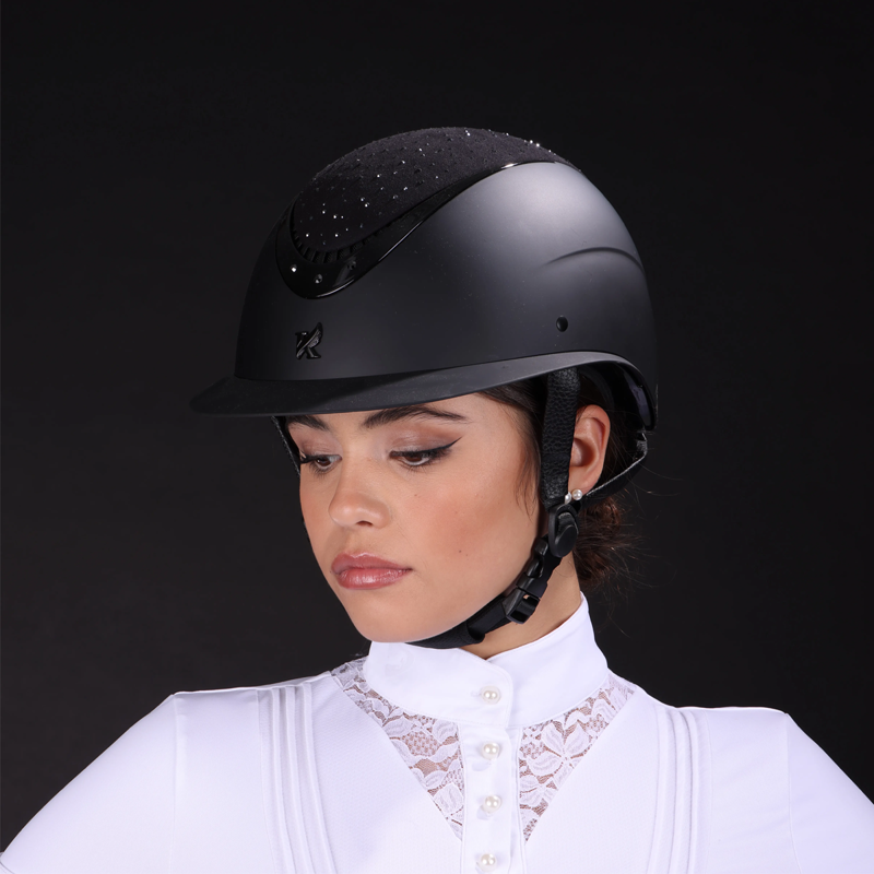 Shires Karben Viola Ellipse Riding Hat - Black-5